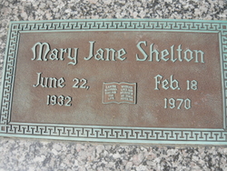 Mary Jane <I>Lancaster</I> Shelton 