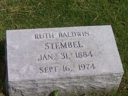 Ruth Willis <I>Baldwin</I> Stembel 