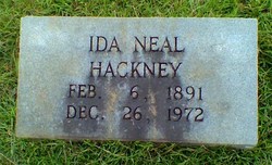 Ida Neal <I>Noell</I> Hackney 