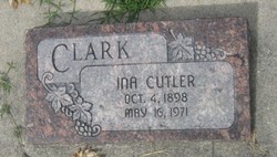 Ina <I>Cutler</I> Clark 