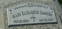Mary Elizabeth “Lizzie” Simpson 