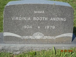 Virginia Jane <I>Booth</I> Anding 