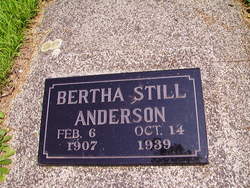 Bertha Estella <I>Still</I> Anderson 