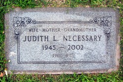 Judith Louise “Judi” <I>Bell</I> Necessary 