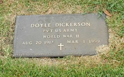Pvt Doyle Dickerson 
