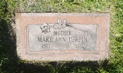 Mary Ann <I>Cooper</I> Turpin 