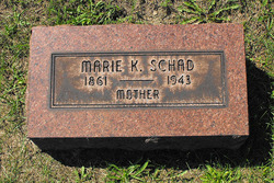 Marie Katherine <I>Manewal</I> Schad 