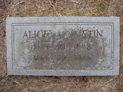 Alice <I>Patrick</I> Arant   Austin 