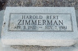 Harold Bert Zimmerman 