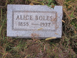 Alice <I>Hollenback</I> Boles 