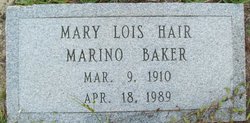 Mary Lois <I>Hair</I> Baker 