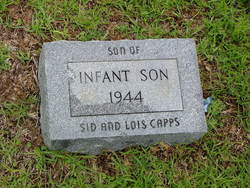 Infant Son Capps 