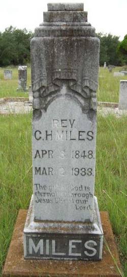Rev Charles Harvey Miles 
