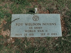 Foy Weldon Nivens 