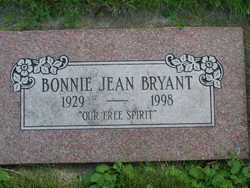 Bonnie Jean <I>Cotner</I> Bryant 