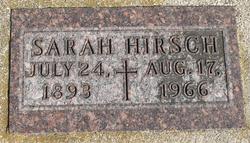 Sarah <I>Hinrichs</I> Hirsch 