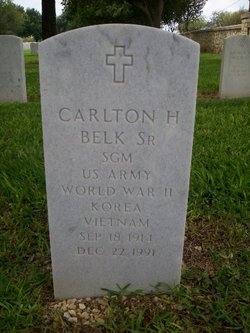 SGM Carlton H Belk Sr.