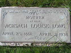 Achsach Louise “Lou” <I>Moore</I> Long 