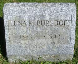 Lena M. <I>Weed</I> Burgdoff 