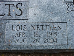 Lois <I>Nettles</I> Buckhaults 