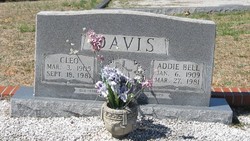 Addie Bell <I>Dutton</I> Davis 