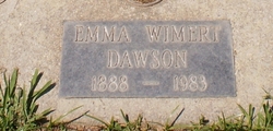 Emma <I>Sieg Wimert</I> Dawson 