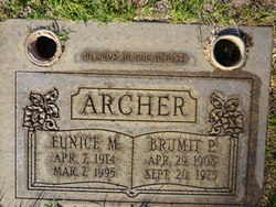 Eunice Myrtle <I>Sherman</I> Archer 
