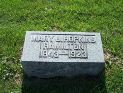 Mary Jane <I>Hopkins</I> Hamilton 