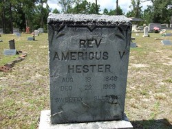 Rev Americus Vespucci “Mac” Hester 