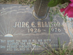 June E Allison 