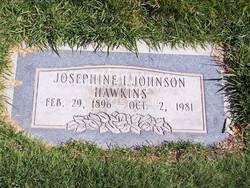 Josephine Inez <I>Johnson</I> Hawkins 