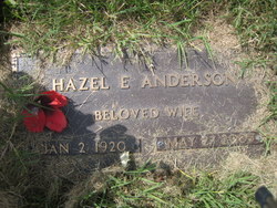 Hazel E Anderson 