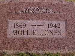 Mary “Mollie” <I>Pickron</I> Jones 