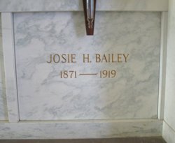 Josephene “Josie” <I>Hellman</I> Bailey 
