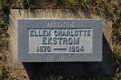 Ellen Charlotte <I>Petterson</I> Ekstrom 
