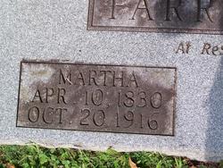 Martha K <I>Atchley</I> Parrott 