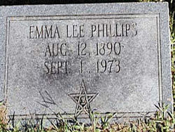 Emma Lee <I>Adkisson</I> Phillips 