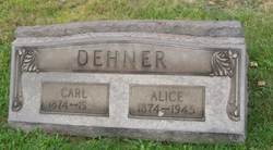 Alice <I>Tolley</I> Dehner 