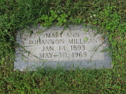 May Ann <I>Bohannon</I> Milligan 