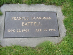 Frances <I>Boardman</I> Battell 