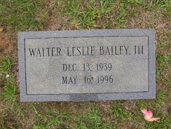 Walter Leslie Bailey III