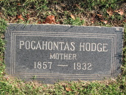 Pocahontas <I>Wade</I> Hodge 