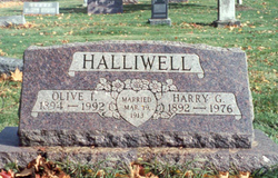 Olive Irene <I>Mills</I> Halliwell 