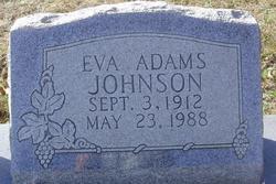 Eva Belle <I>Adams</I> Johnson 