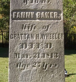 Fanny <I>Baker</I> Wheeler 