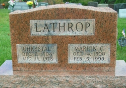 Chrystal <I>Johnston</I> Lathrop 