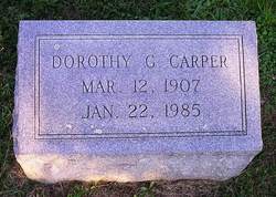 Dorothy G Carper 