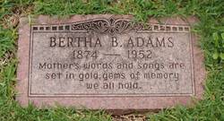 Bertha Belle <I>Williamson</I> Adams 
