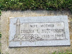 Thelma E. <I>Meadors</I> Hutchinson 