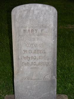 Mary Frances <I>Martin</I> Abel 
